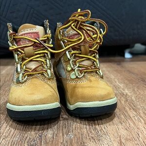 Kids Tan Hiking Boots Timberland